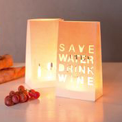 Light Bag Save water drink wine - Räder